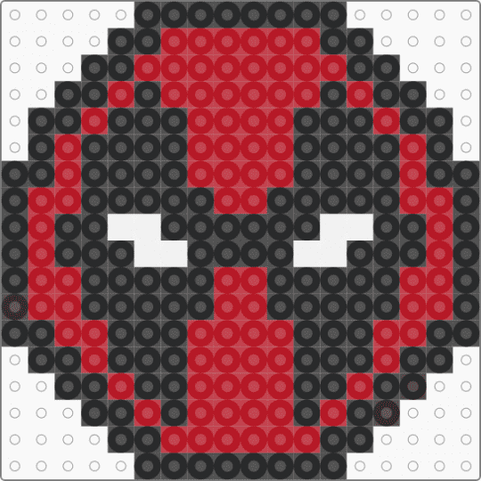 Deadpool - black, red