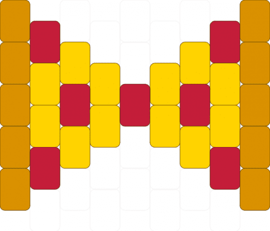 pizza bow :3 - orange, pizza, yellow