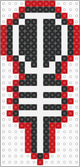 Twenty one pilots skeleton - red, white