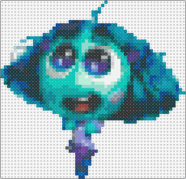 envy - envy,inside out,disney,character,movie,teal