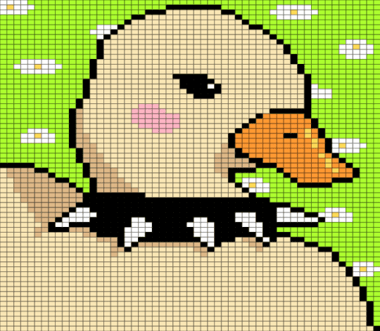 Duck - beige, green