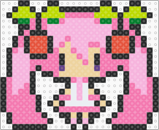 sakura miky remixed pattern - pink