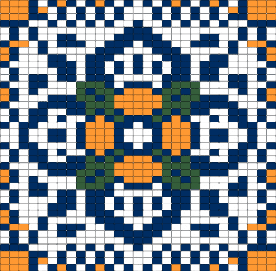spanish tile - blue