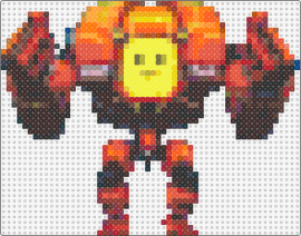 Excision - robot,excision,smiley,happy,face,dj,music,red,orange,yellow