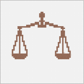 Balance Scale Head - scale,balance,law,brown