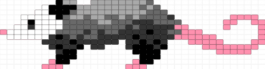 Possummm - gray, pink