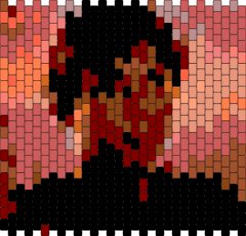Johnny panel #2 - johnny cade,outsiders,silhouette,portrait,panel,bag,orange,brown,black