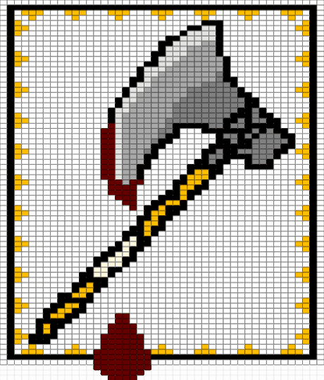Axe About It - beige, white, yellow