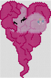 sleeping pinkie heart - pinkie pie,my little pony,mlp,heart,cute,character,pink