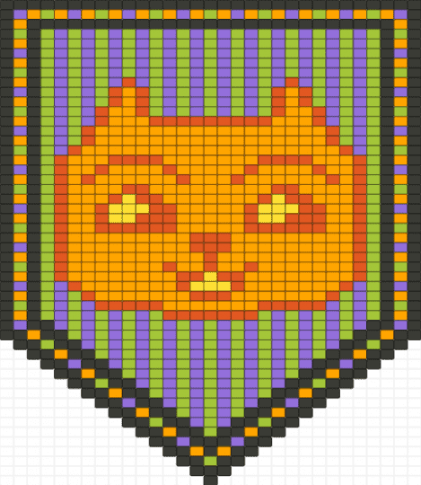 Pumpkat - cat, green, halloween, orange, pumpkin, purple