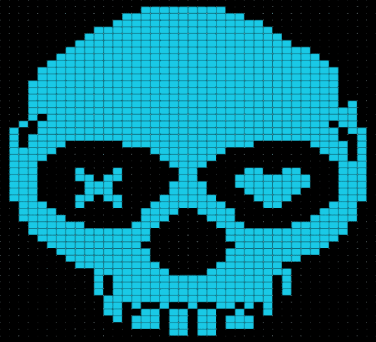 Lights Out - black, light blue