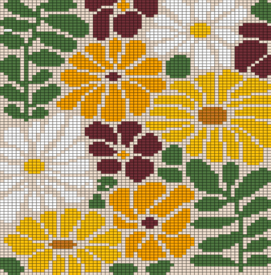 Flowe tap - beige, green
