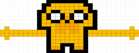 Jake the Dog Perler/Kandi concept - adventure time, adventuretime, bracelet, cotdadventure, fuse bead charm, jake the dog, perler bead, single, yellow
