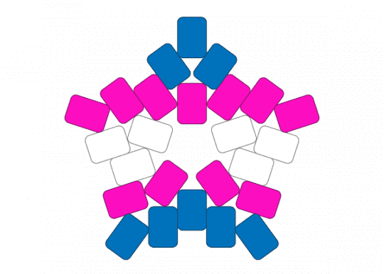 Trans star for muh friendo - blue, pink