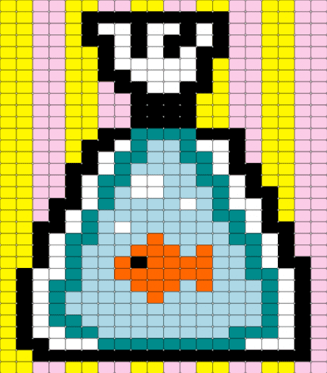 GoldfisH - light blue, pink, yellow
