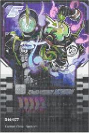 Necrom card - necrom,kamen rider,card,tv show,gaming,purple