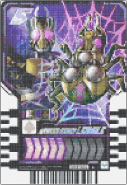 Lobel card - lobel,kamen rider,card,tv show,gaming,purple