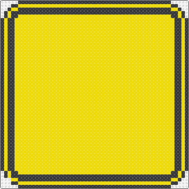 road sign - sign,block,transportation,geometric,square,border,yellow