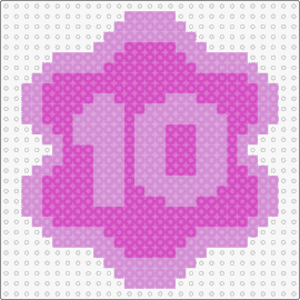 10 Flower Coins - flower coin,mario,nintendo,video game,number,pink