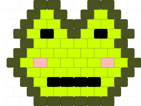 Frog - tan, yellow