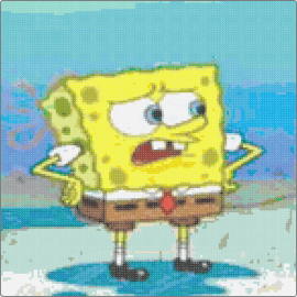 Sponge Squarepants - spongebob squarepants,nickelodeon,character,tv show,underwater,cartoon,yellow,bl