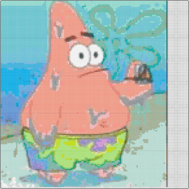 Patrick Star - patrick,spongebob squarepants,nickelodeon,character,tv show,underwater,cartoon,pink