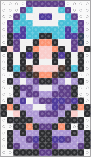 Janus - purple,pink,light blue