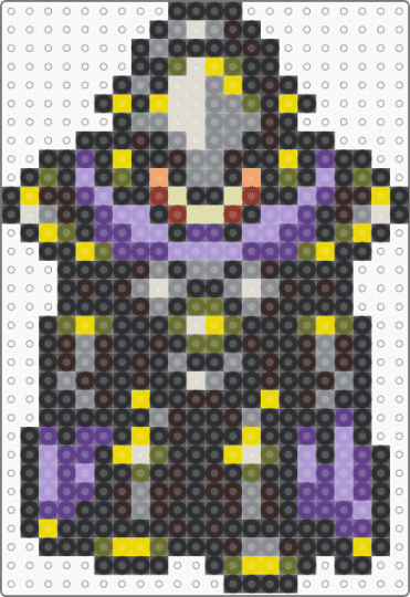 Cyrus - black,brown,gray,gold,purple,colorful