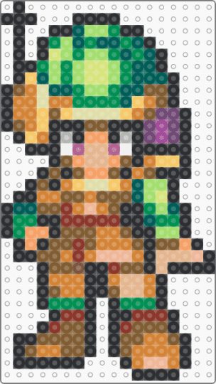 New Luccas - green,orange,tan