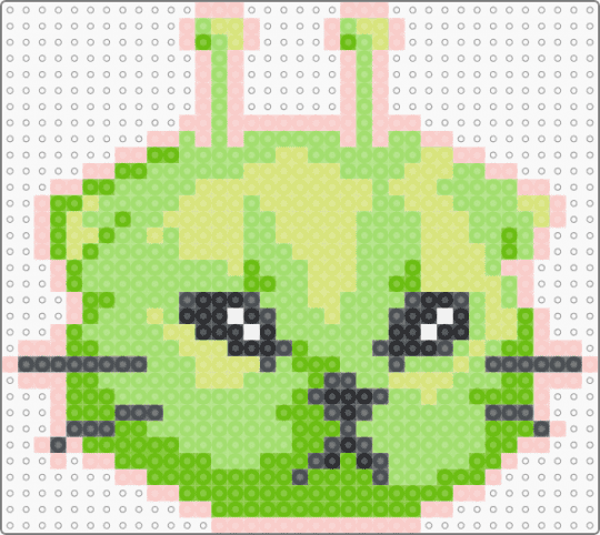 Alien cat Glorp - green