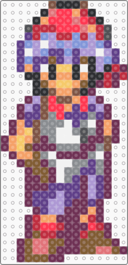 Serge (CC) - tan,red,purple,pink