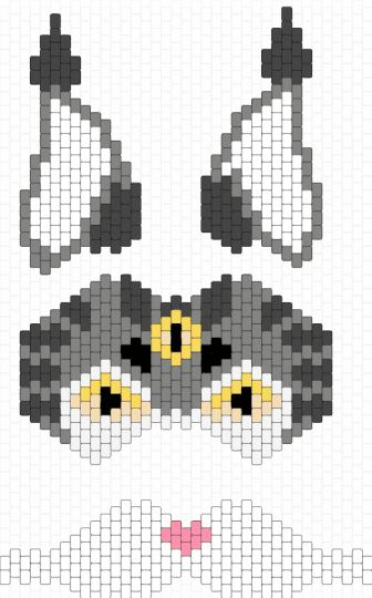 my fursona as a mask :3 - animal, brown, cat, furry, fursona, gray, mask, multistitch, therian, therian mask, white