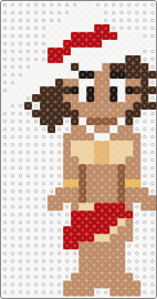 Riya beach perler - riya,disventure camp,character,animation,tv show,tan,red