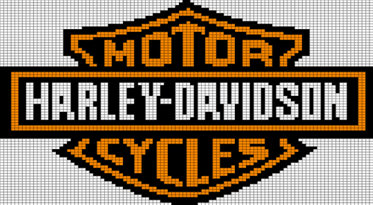 HD - orange, white