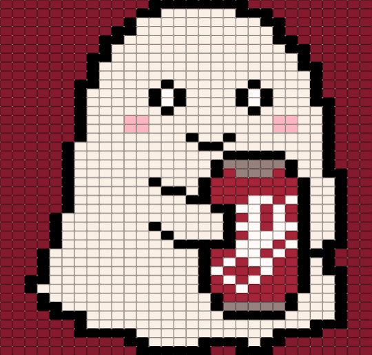 dr pepper ghost - brown, white
