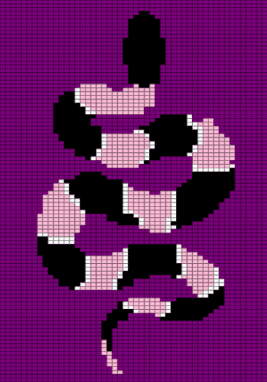 snake - pink