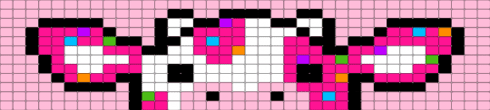 simplified cow - pink