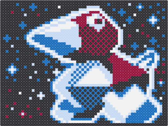 Cool Porygon - blue, brown, gbc, pokemon, porygon
