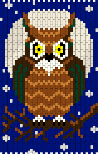 Owl - moon, owl
