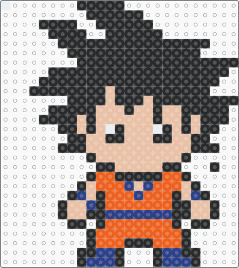 Dbz - beige, black, orange