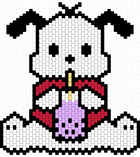 Pocha 🐾 - pink, red, white