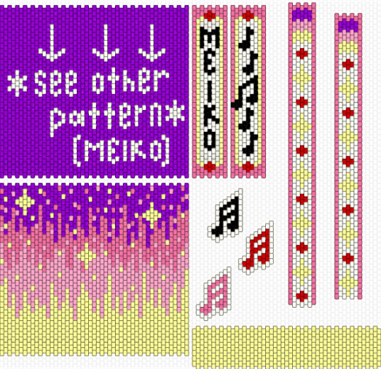 MEIKO❤️🎶(bag) - pink, purple, yellow