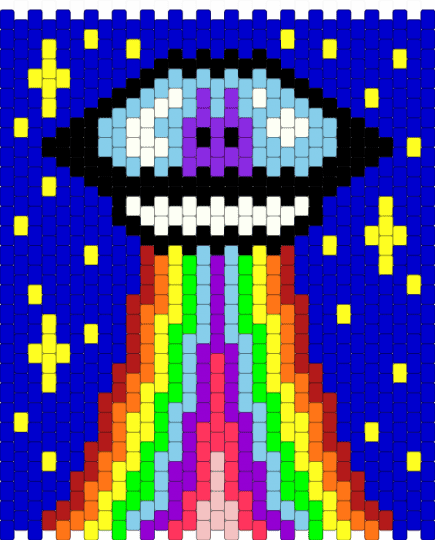 ufo panel ✨ - purple