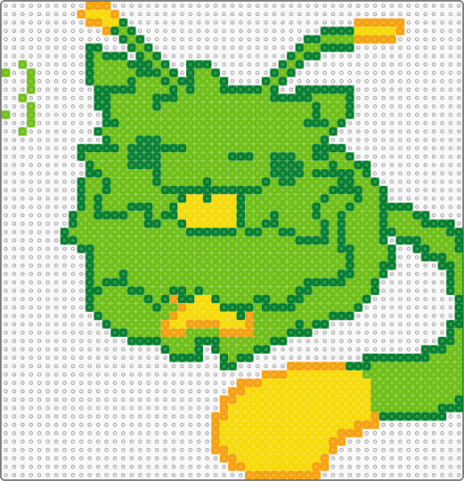 Gnarpy alien cat - alien, cat, gnarpy, green