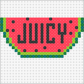 Juicy Watermelon - watermelon,juicy,text,fruit,summer,sweet,food,red,green