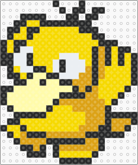 Psyduck - orange, yellow
