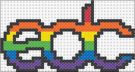 EDC – Pride Perler - edc,logo,pride,festival,rainbow,music