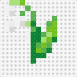 Minecraft Lily of the Valley - lily of the valley,flower,minecraft,nature,video game,green,white