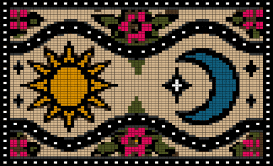 Celestial Vintage Wall Art - beige, black