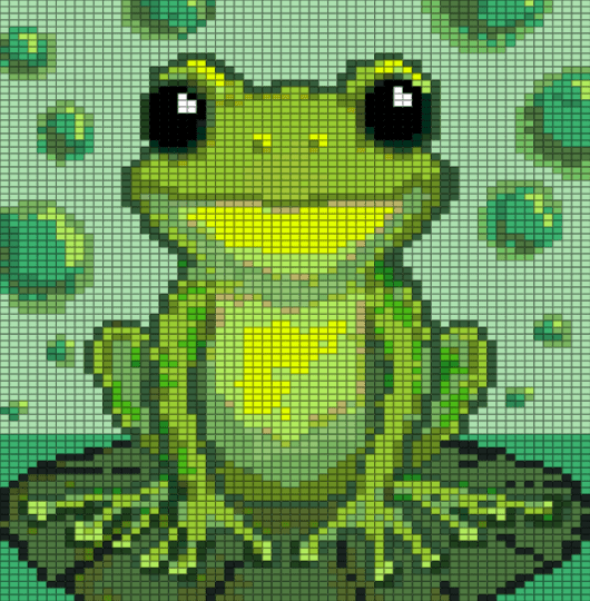 Froggy Tapestry - amphibian, animal, cotdslimy, frog, green, tapestry, teal